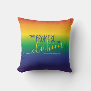 Almohada Decorativa Gradiente Arcoíris de Cita Bíb