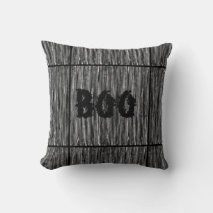 Almohada decorativa gris y negra para sofá