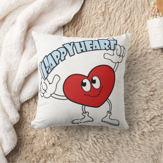 Almohada Decorativa Happy Heart – Diseño de Dibujo
