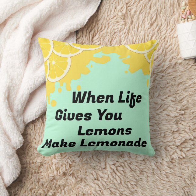 Almohada Decorativa Haz Limonada (Manta)