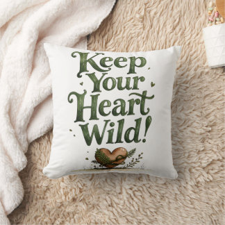 Almohada decorativa Helecho Mantén Tu Corazón Salv