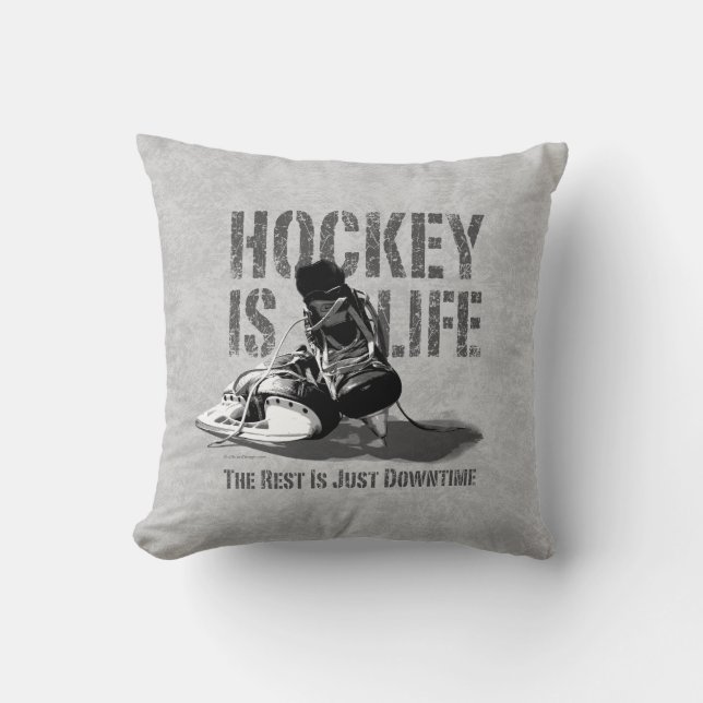 Almohada Decorativa Hockey Es Vida (Anverso)