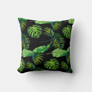 Almohada Decorativa-Hojas Tropicales