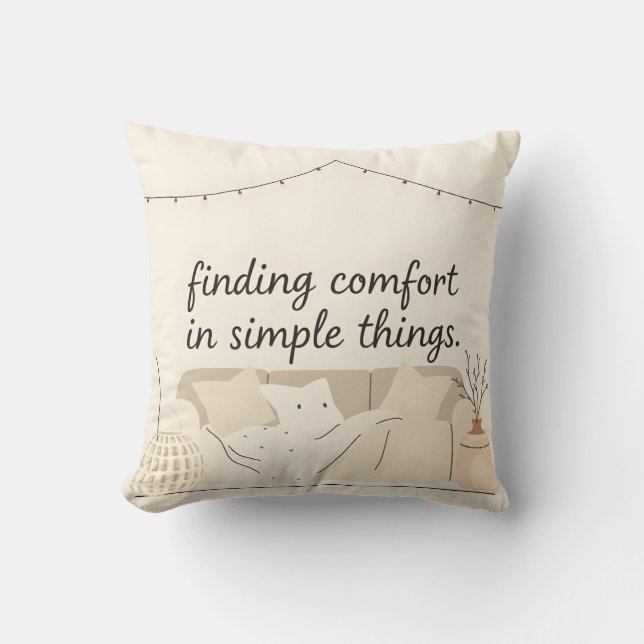 Almohada decorativa Hygge | Decoración de hogar es (Anverso)