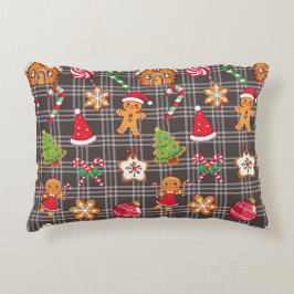 Almohada Decorativa Impresa de árbol de galletas d