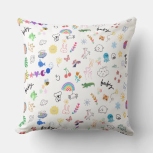 Almohada decorativa infantil adorable para tirar c