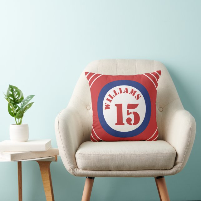 Almohada decorativa inspirada en el deporte (Silla)