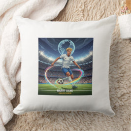 Almohada Decorativa Inspirada en Leyenda del Fútbo