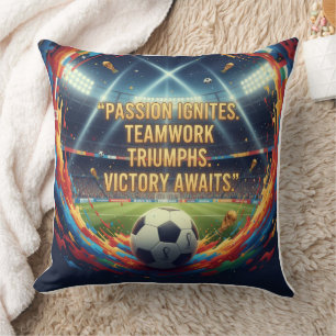 Almohada Decorativa Inspirada en Leyenda del Fútbo