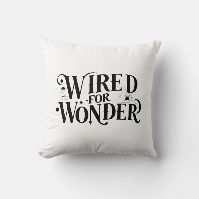 Almohada Decorativa Inspiradora "Cableada para el  (Anverso)