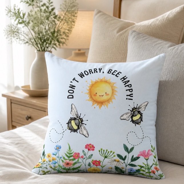 Almohada Decorativa Inspiradora 'No te Preocupes,  (Subido por el creador)