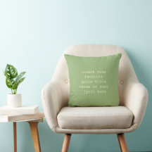 Almohada decorativa inspiradora para vivir simplem