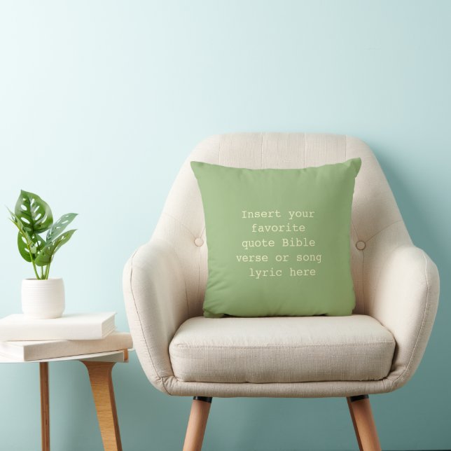Almohada decorativa inspiradora para vivir simplem (Silla)