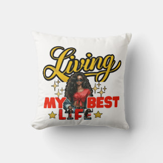 Almohada Decorativa Inspiradora - Viviendo Mi Mejo
