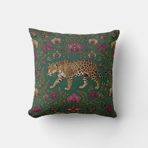 Almohada decorativa Jaguar Selva Tropical