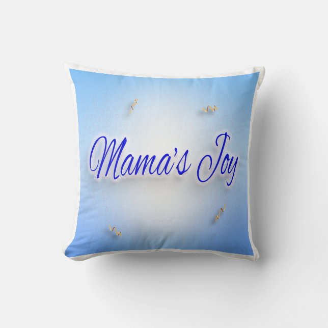 Almohada Decorativa "La Alegría de Mamá": Comodida (Anverso)