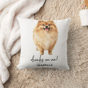 Almohada Decorativa 'La Bebida Corre De Mi Cuenta'