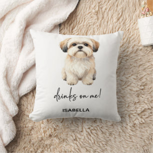 Almohada Decorativa 'La Bebida Corre Por Mi Cuenta