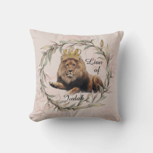 Almohada decorativa León de Judá Rev. 5:5