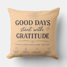 Almohada Decorativa 'Los Buenos Días Comienzan Con