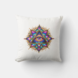 Almohada decorativa Lotus Prism Emblem Eye