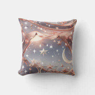 Almohada Decorativa – Luna Celestial Blanca Mármol