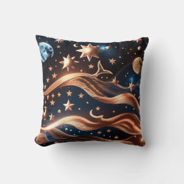 Almohada Decorativa – Luna Celestial Bronce de Luj