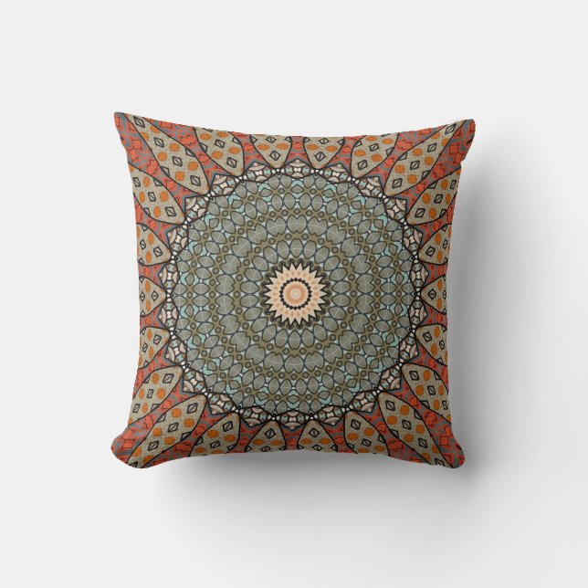 Almohada decorativa Mandala (Anverso)
