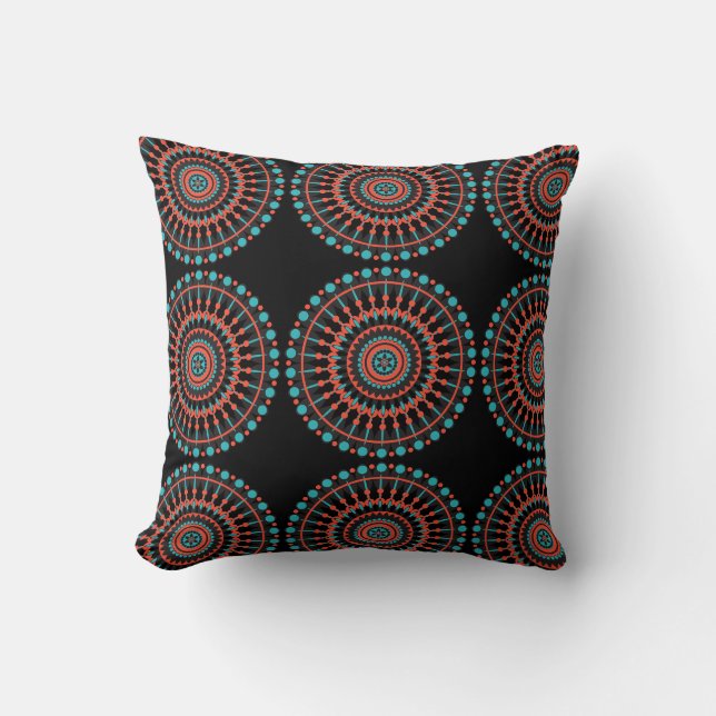 Almohada decorativa Mandala (Anverso)
