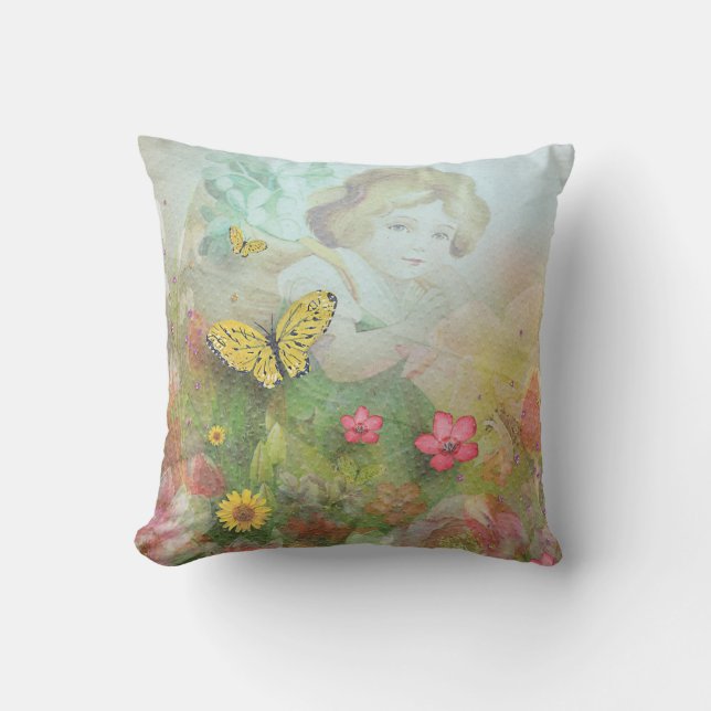Almohada decorativa Mariposas (Anverso)