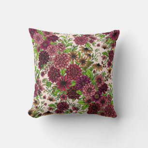 Almohada Decorativa Maximalista Índigo