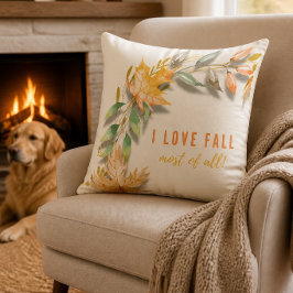 Almohada Decorativa 'Me encanta más el otoño'