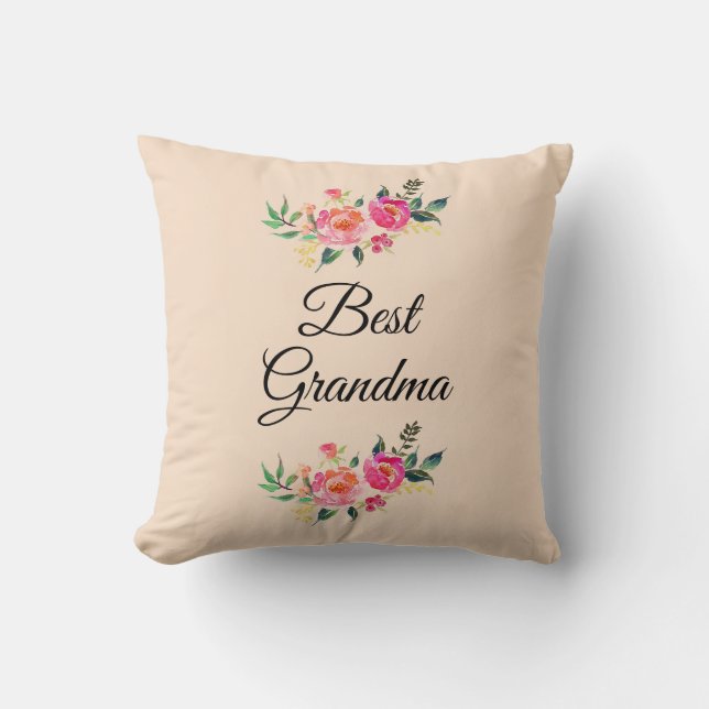 Almohada decorativa Mejor Abuela (Anverso)