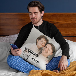 Almohada Decorativa Mejor Papá del Mundo