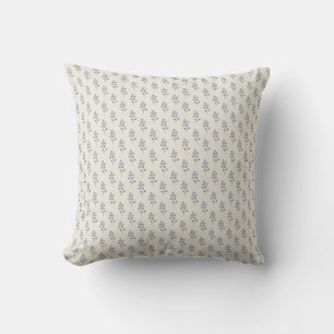 Almohada decorativa minimalista con estampado flor
