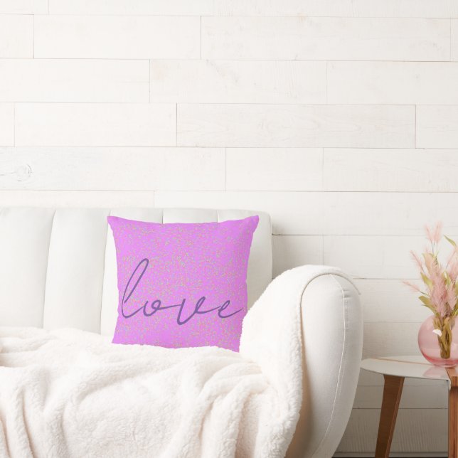 Almohada Decorativa Modern Script Love (Sofá)