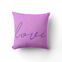 Almohada Decorativa Modern Script Love