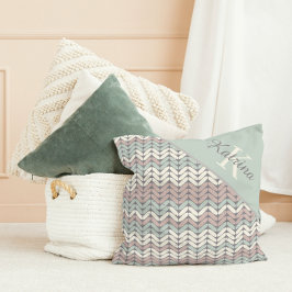 Almohada decorativa monograma