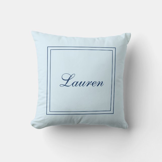 Almohada decorativa monogramada (Anverso)