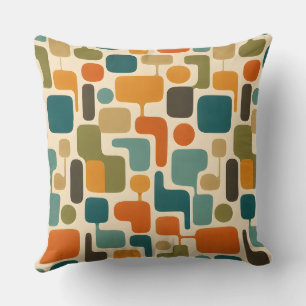 Almohada decorativa mosaico retro mod