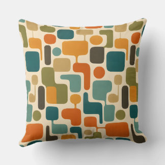 Almohada decorativa mosaico retro mod