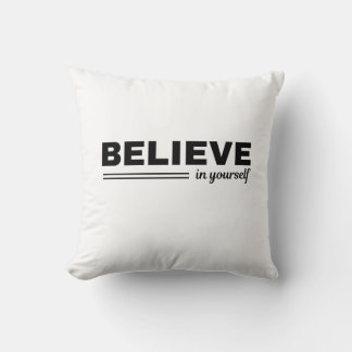 Almohada Decorativa Motivacional Cree En Ti Mismo