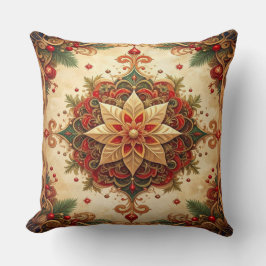 Almohada Decorativa Navideña Roja Verde