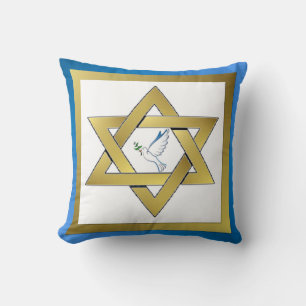 Almohada Decorativa Paloma de la Paz Estrella de D