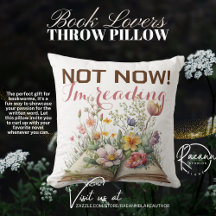 Almohada Decorativa para Amantes de los Libros