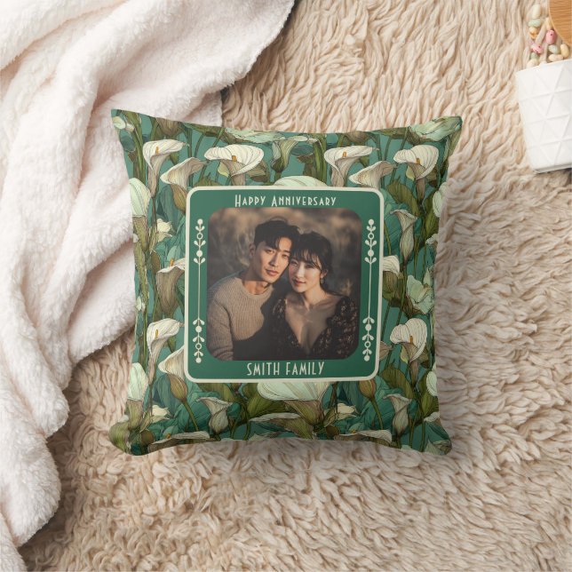 Almohada Decorativa Para Aniversario De Boda Chic  (Manta)