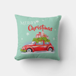 almohada decorativa para Feliz Navidad.