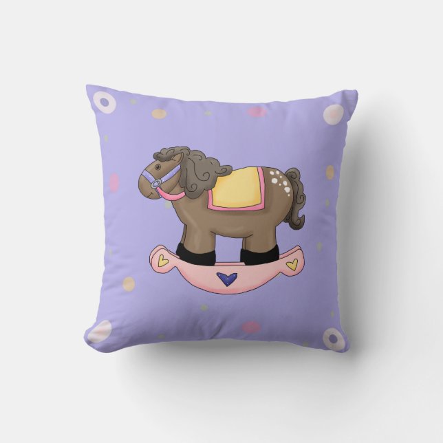 Almohada Decorativa para Habitación de Bebé Niña (Anverso)