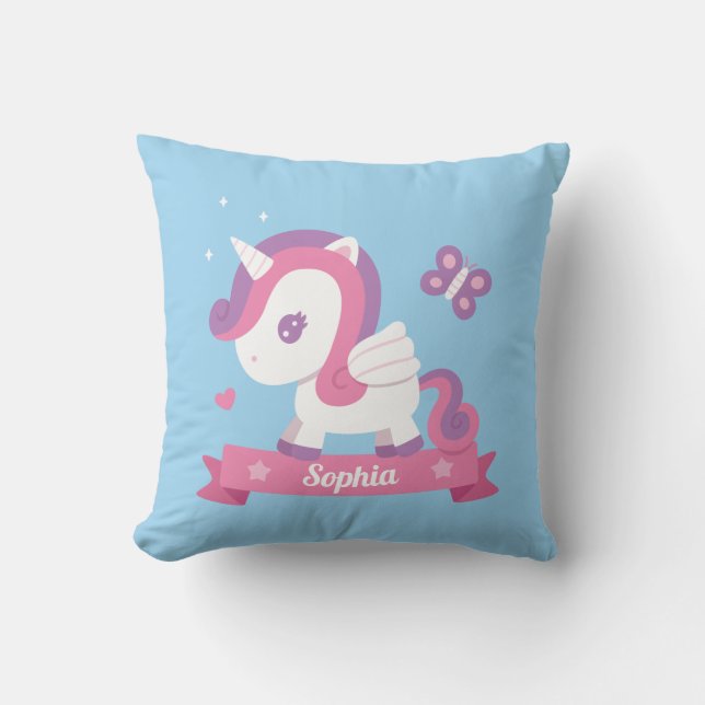 Almohada decorativa para habitación de niñas Unico (Anverso)