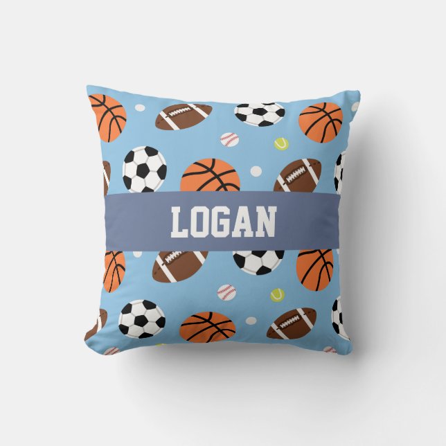 Almohada decorativa para habitación de niños con e (Anverso)